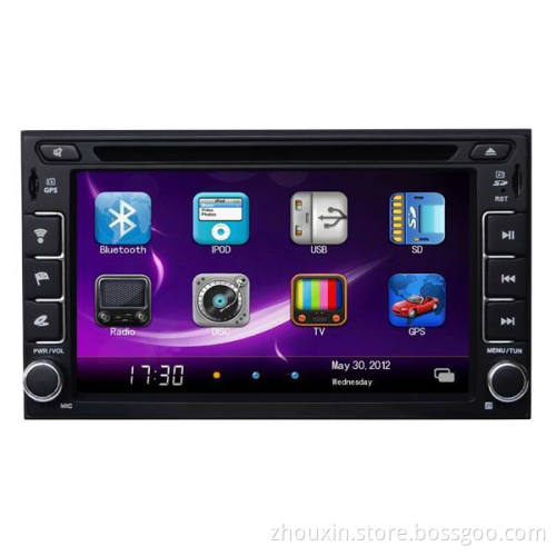 (UNIVERSAL 6) 6.2 inch 2 din Car DVD Player with GPS, bluetooth